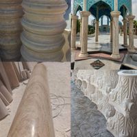 تزینات سنگی نرده سنگی صراحی ستون سرستون|مصالح و تجهیزات ساختمان|تهران, ابن بابویه|دیوار