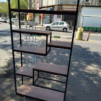 کتابخانه چوب و فلز مدرن ۱۹۰ در ۹۰ (famo)|کتابخانه، شلف، قفسه‌های دیواری|تهران, شهرک ولیعصر|دیوار