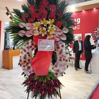 تاج گل و جام گل طبیعی ترحیم افتتاحیه دسته گل|گل و گیاه طبیعی|تهران, شهرک محلاتی|دیوار