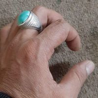 انگشتر نقره فیروزه نیشابور|جواهرات|لاهیجان, |دیوار