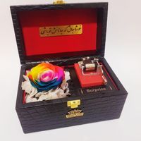باکس موزیکال چرمی گل رز جاودان جاویدان ولنتاین|گل و گیاه طبیعی|تهران, میدان ولیعصر|دیوار