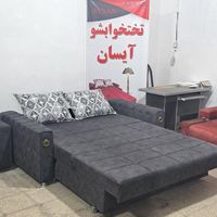 کاناپه تختخوابشو مدل باکس دار لمسه (برند ایسان)|مبلمان خانگی و میز عسلی|تهران, شهرک ابوذر|دیوار