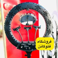 رینگلایت ۷۰ وات قطر ۴۵ با پایه|دوربین عکاسی و فیلم‌برداری|تهران, بازار|دیوار