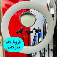 رینگ لایت حرفه ای قطر ۵۲ سانت با پایه|دوربین عکاسی و فیلم‌برداری|تهران, بازار|دیوار