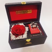 باکس موزیکال چرمی گل رز جاودان جاویدان ولنتاین|گل و گیاه طبیعی|تهران, میدان ولیعصر|دیوار