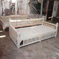 تخت سنتی ۲در ۱ چوب روس|صندلی و نیمکت|تهران, دولتخواه|دیوار