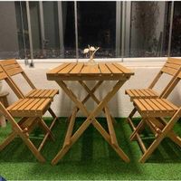 میز و صندلی تاشو چوبی طرح کلاسیک کد ۴۲۲ کافه|میز و صندلی غذاخوری|تهران, نواب|دیوار