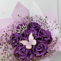گل مصنوعی باکس گل هدیه تولد گل روبانی دسته گل|صنایع دستی و سایر لوازم تزئینی|تهران, امام حسین(ع)|دیوار