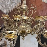 لوستر ۱۶ شاخه تمام برنج اصلی|لوستر و چراغ آویز|تهران, اتابک|دیوار