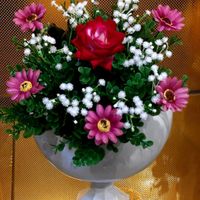 .مصنوعی گل گلدان.. قابل شستشو|گل و گیاه طبیعی|یزد, |دیوار