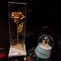 باکس گل رز طلایی مدل پایه مبلی(فرشته)|گل مصنوعی|تهران, فردوسی|دیوار