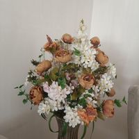 گل پیونی|گل مصنوعی|ری, |دیوار
