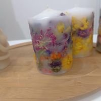 شمع های گلی باتایم سوخت بالا و بدون اشک|صنایع دستی و سایر لوازم تزئینی|تهران, ارامنه|دیوار