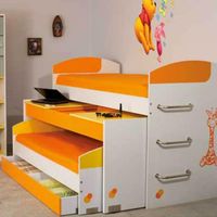 تخت  دو طبقه کمجا کم جا چوب مدل پردیس|تخت و صندلی بچه|تهران, سیزده آبان|دیوار