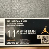 کتونی نایکی جردن اوریجینال Air Jordan 1 Mid|کیف، کفش، کمربند|تهران, سعادت‌آباد|دیوار