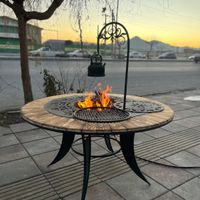 میز صندلی /میز اتشدان دو حالته گازی زغالی|مبلمان خانگی و میز عسلی|تهران, تهرانپارس غربی|دیوار