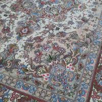 جفت فرش ۶متر دستباف گل ابریشم طرح تبریز خطیبی|فرش|تهران, کوهک|دیوار