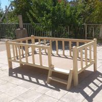 تخت کودک چوبی مدل مادام|تخت و سرویس خواب|مشهد, ۱۰ دی|دیوار