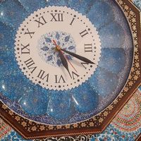 ساعت خاتم کاری|ساعت دیواری و تزئینی|تبریز, |دیوار