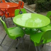 میز و صندلی پلاستیکی پایه فلزی|میز و صندلی غذاخوری|تهران, جیحون|دیوار