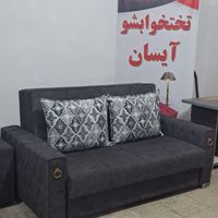 کاناپه تختخوابشو مدل باکس دار لمسه (برند ایسان)|مبلمان خانگی و میز عسلی|تهران, شهرک ابوذر|دیوار