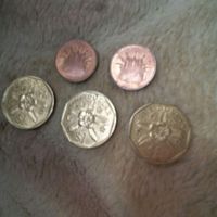 سکه خارجی|سکه، تمبر و اسکناس|کرج, درختی|دیوار