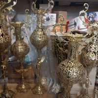 صنایع دستی برنجی ظرف گلدان|صنایع دستی و سایر لوازم تزئینی|مشهد, گلشور|دیوار