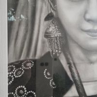 تابلو سیاه قلم ۵۰ در ۷۰ دختر روستایی|تابلو، نقاشی، عکس|تهران, باغ فیض|دیوار