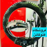 رینگلایت ۹۶ وات حرفه ای دارای نمایشگر و کیف|دوربین عکاسی و فیلم‌برداری|تهران, بازار|دیوار