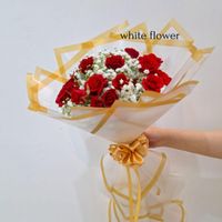 دسته گل رز مینیاتوری با ژیپسوفسلا|گل و گیاه طبیعی|مشهد, دانشجو|دیوار