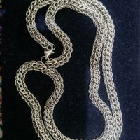 زنجیر مردانه نقره دست ساز و النگو نقره|جواهرات|قم, باجک (۱۹ دی)|دیوار