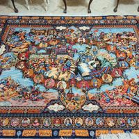 تابلو فرش دستبافت 7متری سلاطین چله ابریشم|تابلو فرش|تهران, پونک|دیوار