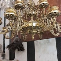 لوستر ۱۶ شاخه تمام برنج اصلی|لوستر و چراغ آویز|تهران, اتابک|دیوار