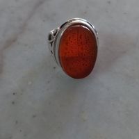 انگشتر عقیق یمنی خطی|جواهرات|مبارکه, |دیوار