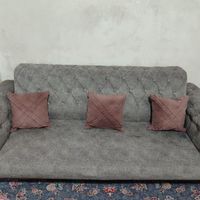 مبلمان7نفره همراه باعسلی|مبلمان خانگی و میز عسلی|تهران, ملک‌آباد|دیوار