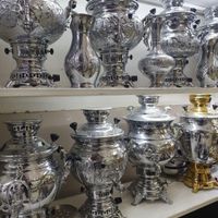 سماور گازی عارف برنجی ذغالی زغالی|سماور، چای‌ساز و قهوه‌ساز|اصفهان, دستگرده|دیوار