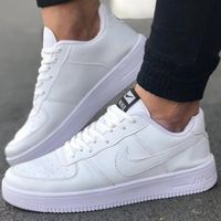 کتونی نایک ایرفورس Nike Air Force سفید مشکی ست|کیف، کفش، کمربند|تهران, تاکسیرانی|دیوار