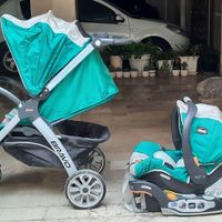 ست کالسکه و کریر Chicco چیکو مدل Bravo|کالسکه و لوازم جانبی|تهران, هروی|دیوار