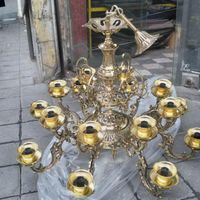 لوستر ۱۶ شاخه تمام برنج اصلی|لوستر و چراغ آویز|تهران, اتابک|دیوار