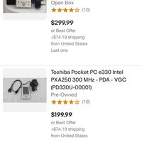 پاکت پی سی توشیبا Toshiba PocketPC E330 کلکسیونی|کلکسیون اشیاء عتیقه|تهران, سپهر|دیوار