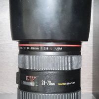 لنز ۷۰-۲۴ canon اوریجینال ساخت ژاپن|دوربین عکاسی و فیلم‌برداری|تهران, شهرک غرب|دیوار