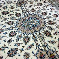 فرش دستباف جفت ۶ متری کاشان کرم دستبافت سینا|فرش|تهران, مولوی|دیوار