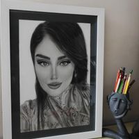 طراحی چهره سیاه‌قلم با کیفیت عالی|تابلو، نقاشی، عکس|تهران, خلیج فارس|دیوار