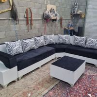 مبل راحتی الـ+خوش نشین/لوکس.متریال بالاطول عمربالا|مبلمان خانگی و میز عسلی|تهران, شهرک شریفی|دیوار