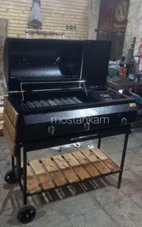 باربیکیو گازی منقل زغال کبابپزدار کد ۰۰۱۲۰