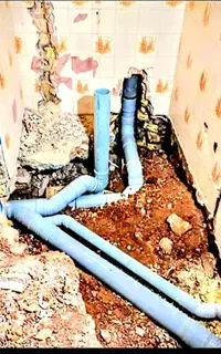 لوله کشی آب فاضلاب نشتی گیری با دستگاه نقطه زن لکه