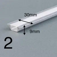 پروفیل و دیفیوزر لاینر کنج / لاین نوری کد L2