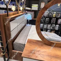 تخت خواب ملامینه‌های گلس +تشک/عطاهوم