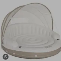 تشک روی اب intex
