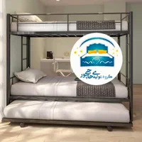 تخت خواب۳سه طبقه(دو طبقه مهماندار)فلزی علیمردانی۴۵|تخت و سرویس خواب|مشهد, حسین‌آباد|دیوار